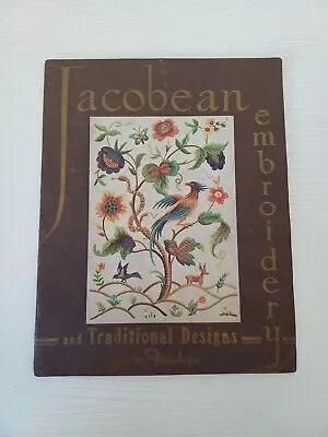 Jacobean Crewel Work And Traditional Designs Paperback – Embroidery Book 1950s • £19.99