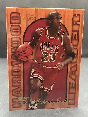 1995-96 Fleer Hardwood Leader MICHAEL JORDAN Card No. 4 NM-MT+ Chicago Bulls • $1.50