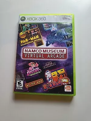 Namco Museum Virtual Arcade Xbox 360 (2008) Pac Man Dig Dug Pole Position...More • $15