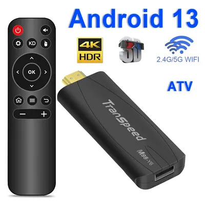 TV Stick Android 13 ATV 2.4G 5G Dual WiFi Smart 4K 3D TV Box Media Player • $29.66