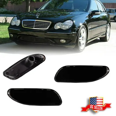 Smoked Side Marker Light Housings For 01-07 Mercedes Benz W203 C-Class C200 300 • $16.99