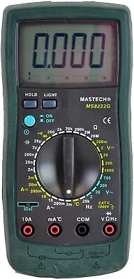 Mastech MS8222G 31-Range Digital Multimeter With Temperature Capacitance Freq • $24.99
