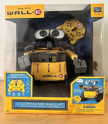 *RARE* WALL-E U-COMMAND Programmable Robot IR Remote Talks Thinkway NEW In Box • $199.99