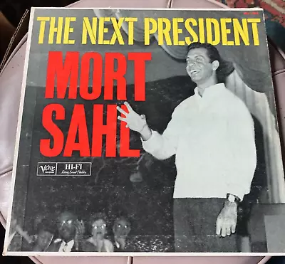 Mort Sahl-The Next President-1960 Verve LP-MGV15021-Recorded At Mr. Kelly's-Mono • $10