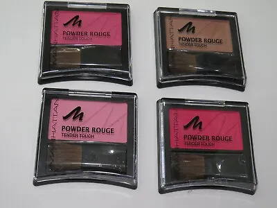 2 X Manhattan Powder Rouge Tender Touch Blusher With Brush  • £2.99