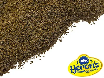 HERONS Spirulina Granules PREMIUM TROPICAL FISH FOOD Malawi Cichlid Catfish • £0.99