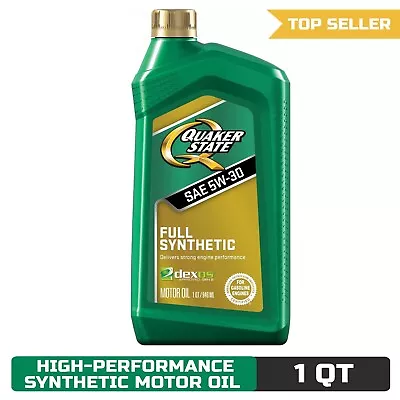 Quaker State Full Synthetic 5W-30 Motor Oil 1-Quart • $10.50