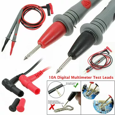 Universal 10A Digital Multimeter Test Leads Probes Volt Meter Cable S247 • £3.56