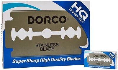 $8.90 • Buy Dorco Double Edge Razor Blades - Stainless Razor Blades 100 Pcs Barber Supplies