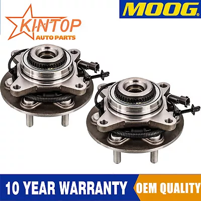 4WD Pair MOOG Front Wheel Hub Bearing For Navigator Ford F-F150 2018 2019 2020 • $215.15