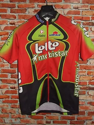 Lotto Mobistar NALINI Bike Cycling Jersey Shirt Maillot Cyclism Size XL • $25.69