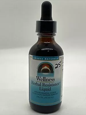 Source Naturals Wellness Herbal Resistance Liquid With Echinacea 2 Fl Oz • $17.99