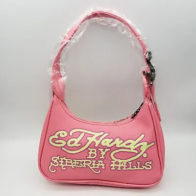 NWOT Ed Hardy X Siberia Hills Y2K Pink  Purse  Shoulder Bag Tiger • $250