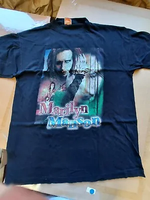 Marilyn Manson Parking Lot Tour Shirt XL Omega & Mechanical Animals Rare 98 99 • $110
