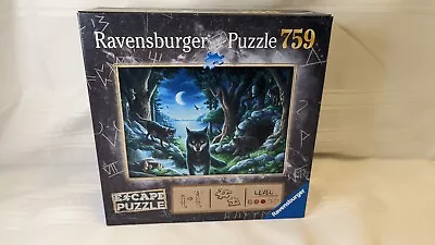 RAVENSBURGER Escape PUZZLE 759 Pieces The CURSE Of The WOLVES 100% Complete • $8.09