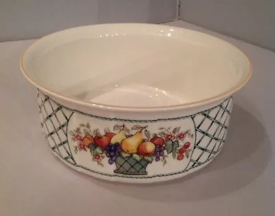 Villeroy & Boch Basket Pattern Round 8 1/2  Oven To Table Serving Bowl Baking EC • £37.85
