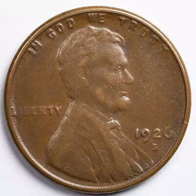 1926-S VF/XF Lincoln Wheat Penny San Francisco Mint • $16.95