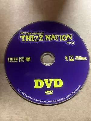 Mac Dre Presents Thizz Nation DVD Disc Only!!! • $4.99