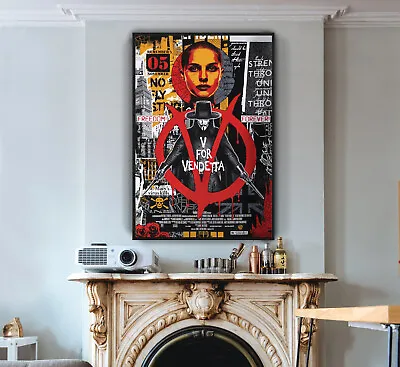 $43.30 • Buy V For Vendetta Alternative Poster - High Quality Premium Poster Print
