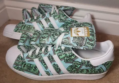 Adidas X Jeremy Scott Money Superstar Shoes Us Mens 14 Hp6596 • $69.99