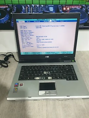 G1259 ACER TRAVELMATE 1689 ZL1 WINDOWS 7 15.4  LAPTOP Tested To Bios  • £25.99