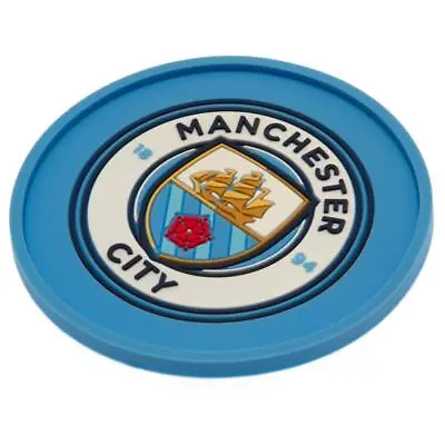 Manchester City FC Silicone Coaster (football Club Souvenirs Memorabilia) • £10.61
