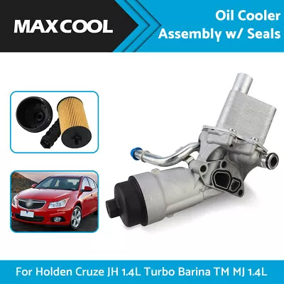 Oil Cooler Assembly W/ Seals For Holden Cruze JH 1.4L Turbo Barina TM MJ 1.4L • $81.18