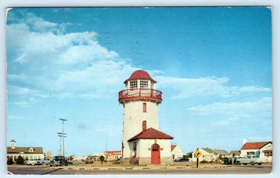 $6.78 • Buy BRIGANTINE, NJ New Jersey~ LIGHT HOUSE At CIRCLE 1957 Atlantic County Postcard