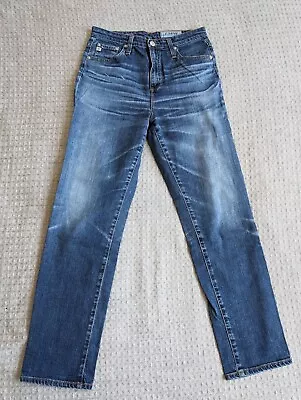AG Adriano Goldschmied Jeans Women 28 Blue The Phoebe High Waisted Tapered Leg • $32.99