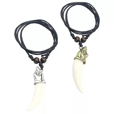 Shark Tooth Necklace Set For Men And Women - Cool Beach Jewelry • £7.45