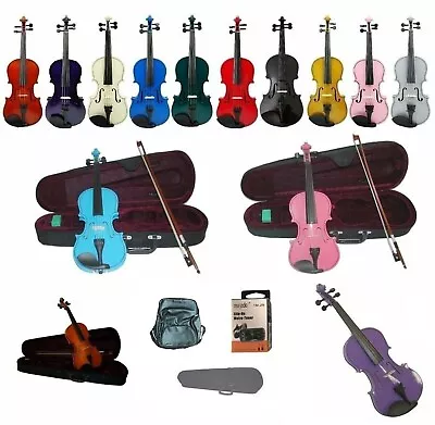 $219.99 • Buy 16 15 14 13 12 11 10  Student Viola,Case,Bow,Bridge,Strings,Rosin,Tuner, Bag