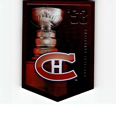4-02-26 PWE.2011-12 Panini Coors Stanley Cup Banner 1953 Montreal Canadiens • $2.17