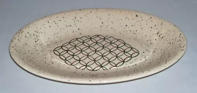 VERNONWARE (Metlox) ~ Vintage 9.5  Oval SERVING PLATTER (Heyday) ~ USA • $13