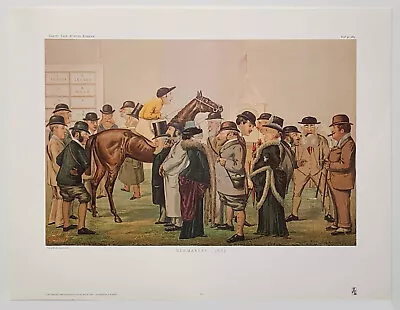 Newmarket  1885  Vanity Fair Winter Number Nov 30th 1885. Reproduction Print • £29