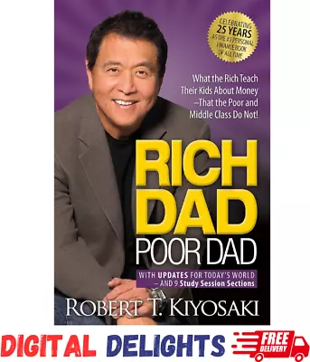 Rich Dad Poor Dad By Robert Kiyosaki | MM Paperback Book | NEW | Free Shipping • $14.49