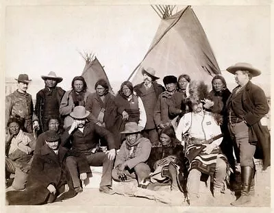 £4.20 • Buy Native American Apache Indian War Chiefs, Photo 10x8 Print Poster