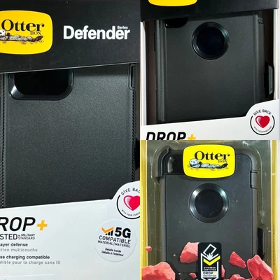 IPhone 6/7/8/S/Plus X/11/12/13 Pro Max Otterbox Defender Case Black • $39.99