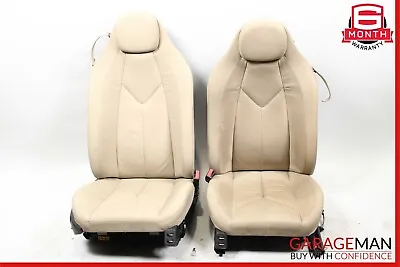 05-11 Mercedes R171 SLK280 Front Complete Seats Cushion Cover Assembly Set Beige • $960
