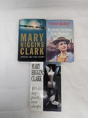 Mary Higgins 3 Book Bundle Hardback Clark Echoes Across The Mersey • £7.99