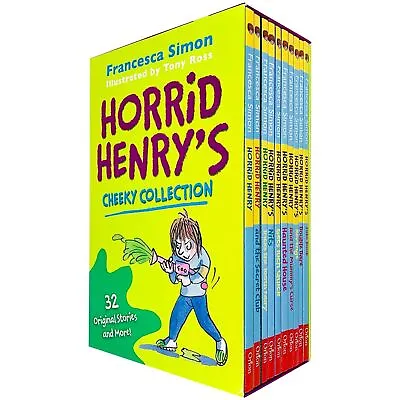 Horrid Henry's Cheeky Collection 10 Books Box Set By Francesca Simon 32 Origina • £16.99
