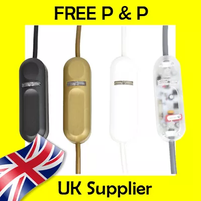 In Line Push Button Dimmer Switch For LED CFL And Incandescent Bulbs Up To 150W • £19.95