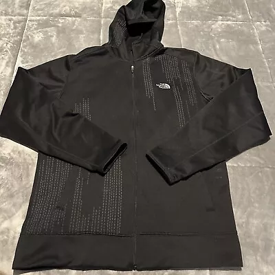 The North Face Men’s Black Zip Pullover Fleece Sweater Jacket Size Large L • $18.99