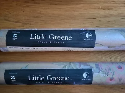 Little Greene Pavona Gina Wallpaper Batch B 2 Rolls • £40