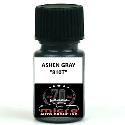 $14.88 • Buy General Motors Ashen Gray 810T Touch Up Paint Kit With Brush 2 Oz SHIPS TODAY