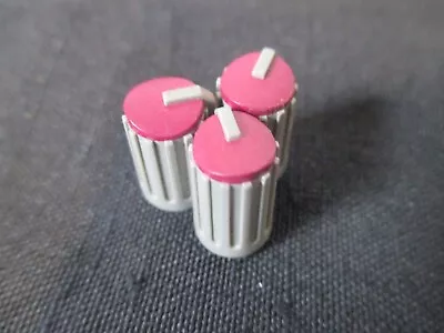 3 RED  Mackie Genuine Replacement Knob Short Shaft 1202 1402 1604 VLZ VLZ PRO • $10.99