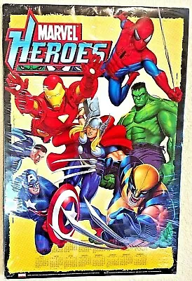 Marvel Heroes 2010 2011 Comics Posterboard Calendar 15  X 22.5  New Sealed • $27.99