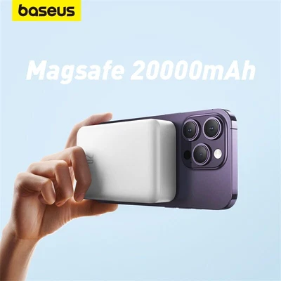 $65.99 • Buy Baseus 20000mAh Wireless Magnetic Power Bank Charger Battery For IPhone 15 14 13
