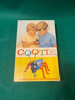 Vintage The Game Of Cootie 1960s Original Box And Parts • $19.95