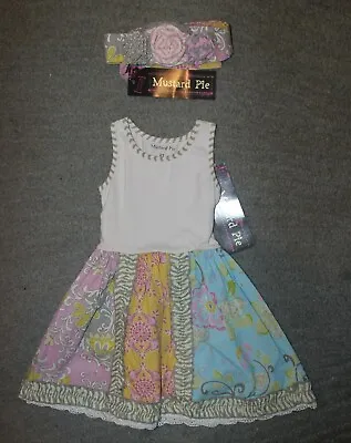 Mustard Pie Scrappy Cordelia Dress & Alice Wrap - Size 2T - NWT • $34.99