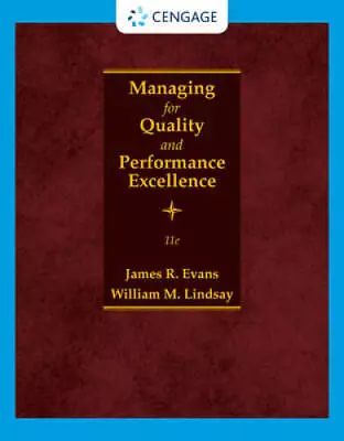 Managing For Quality And Performance Excellence - Hardcover - ACCEPTABLE • $60.26